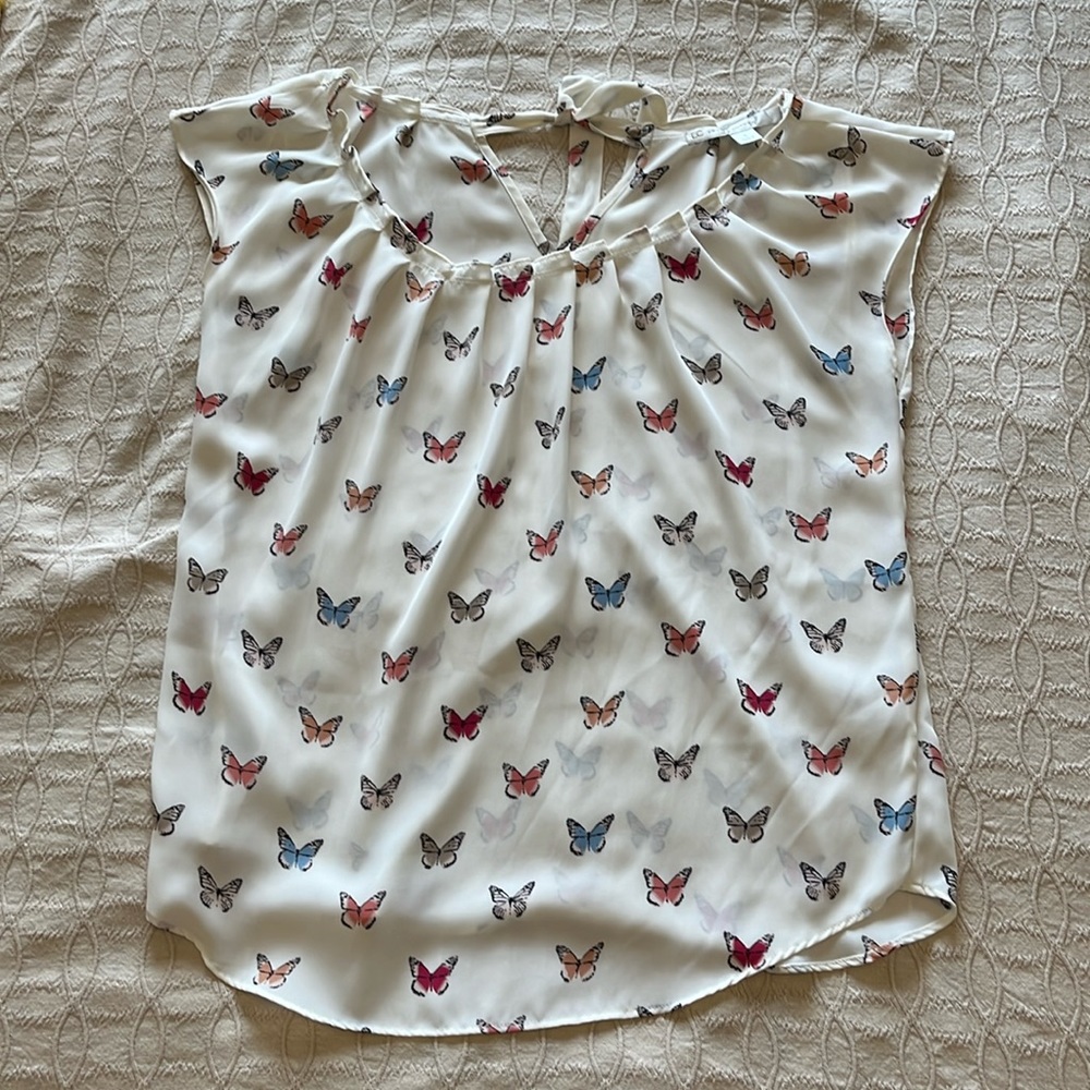 Lauren Conrad Butterfly blouse